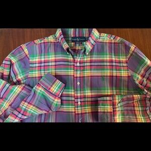 ralph lauren polo shirt custom-fit longsleeve